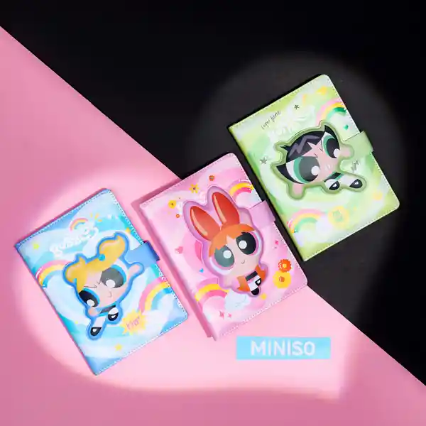 Cuaderno Espuma Burbuja Serie Las Chicas Superpoderosas Miniso