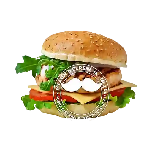 Hamburguesa mr pollo mexicana