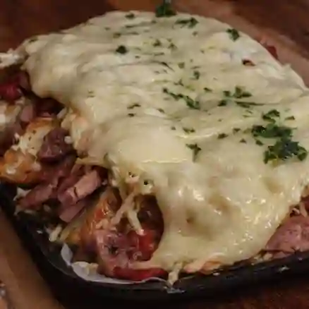 Chuzo desgranado mixto (gratinado)