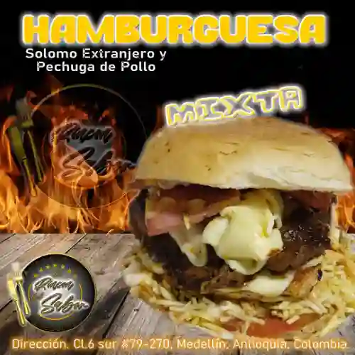 Hamburguesa Mixta