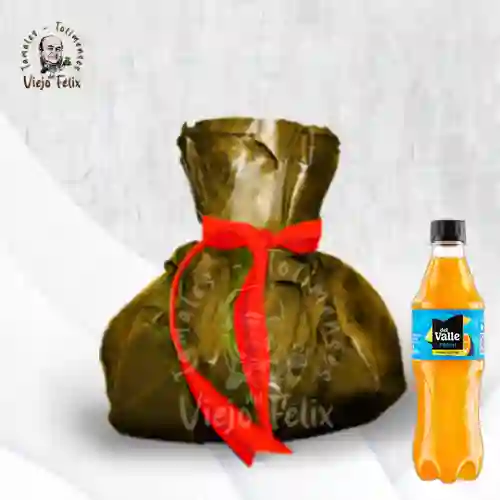 Combo Tamal Especial +Del valle Fresh Citrus 400ml