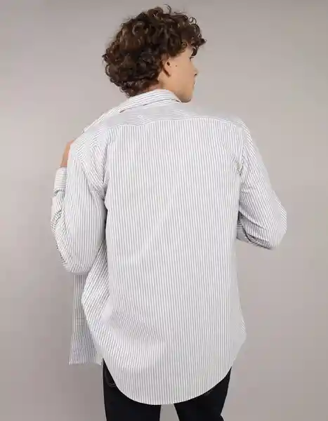 Camisa Hombre Gris Talla LARGE 2830050 American Eagle