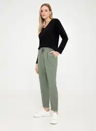 Pantalon Largo Mujer 6 - Verde 1