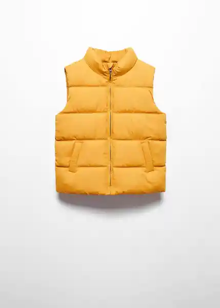 Chaleco Londres Mostaza Talla 10 Niños Mango