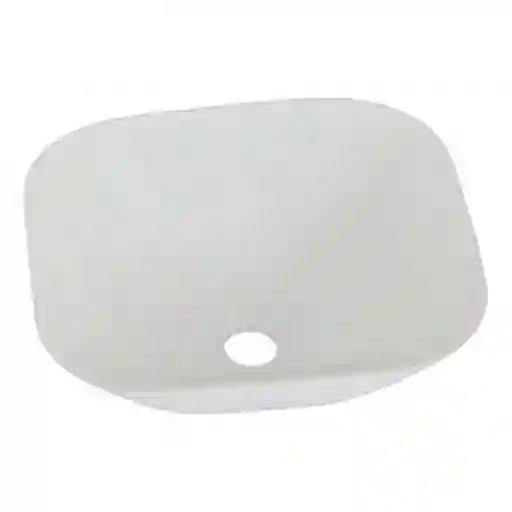 Vessanti Lavamanos Vidrio Blanco Square 42 x 42 cm