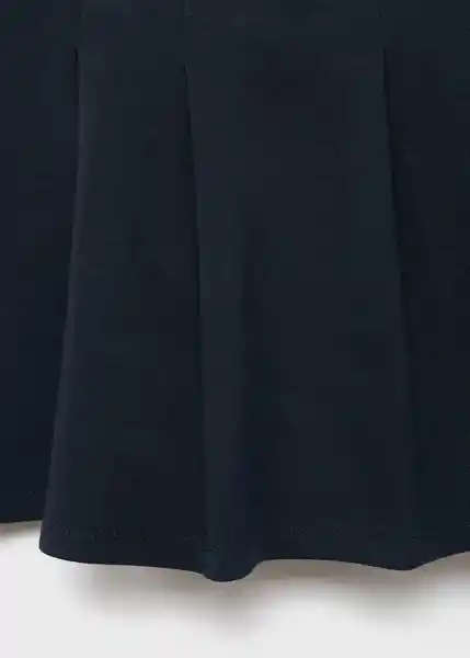 Falda Tab Navy Talla 08 Niña Mango