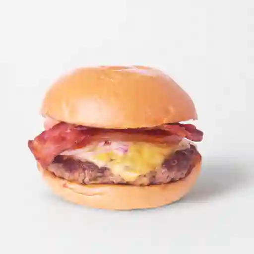 Bacon cheeseburger sencilla