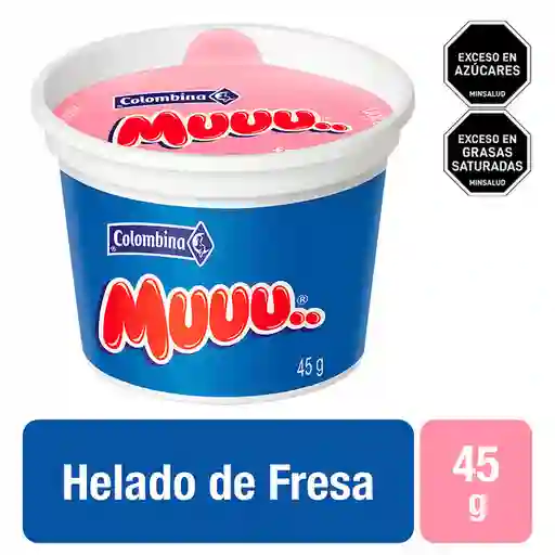 Muuu.. Helado Sabor a Fresa 