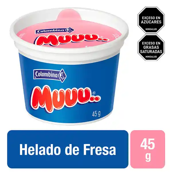 Muuu.. Helado Sabor a Fresa 