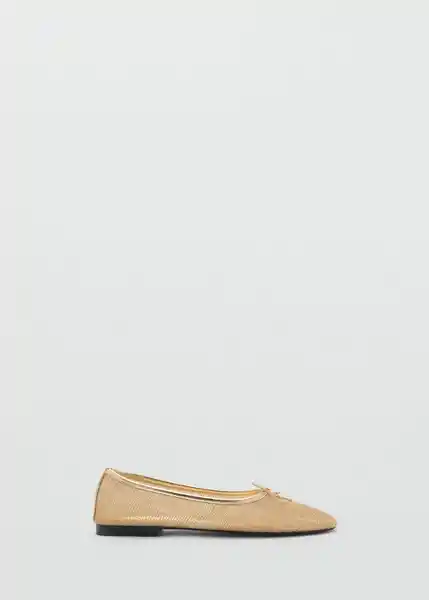 Zapatos Amelia1 Oro Talla 38 Mujer Mango