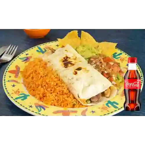 Combo Burro a Todo Taco + Coca Cola Original 250ML
