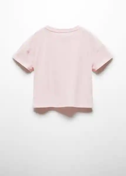 Camiseta Berry Rosa Talla 12 Niña Mango