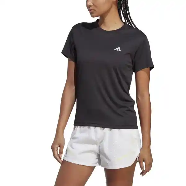 Adidas Camiseta Run it Tee Mujer Negro Talla S Ref: HZ0107