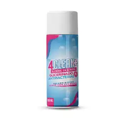 Alcohol Glicerinado Antibacterial 4clean+ Aerosol