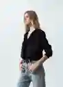 Camisa Mujer Negro Puro Ultraoscuro L 511G366 Naf Naf