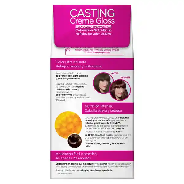 Loreal Paris-Casting Crème Gloss Tinte Tono Caoba