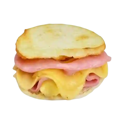Arepa con Jamón y Queso