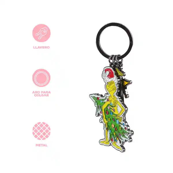 Llavero Grinch Árbol de Navidad Serie The Grinch Miniso