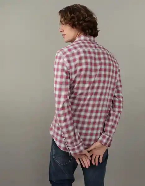 Camisa Hombre Rojo Talla Medium American Eagle 01532576