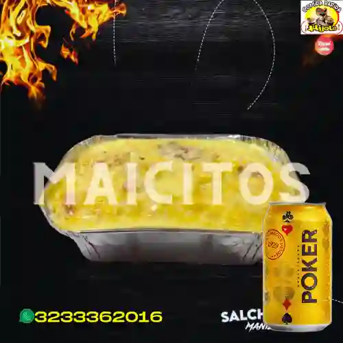 Combo Maicitos + Cerveza Poker Lta 330ml