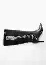 Botas Aqua Negro Talla 36 Mujer Mango