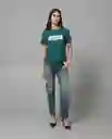 Camiseta Mujer Verde M 203G017_VER195414 Rifle