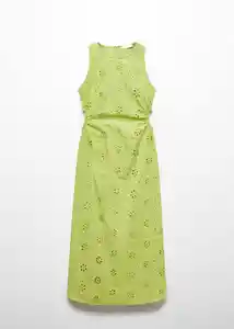 Vestido Elna-h Verde Pastel Talla L Mujer Mango