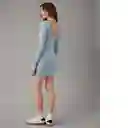 Vestido Mujer Azul Talla: SMALL American Eagle