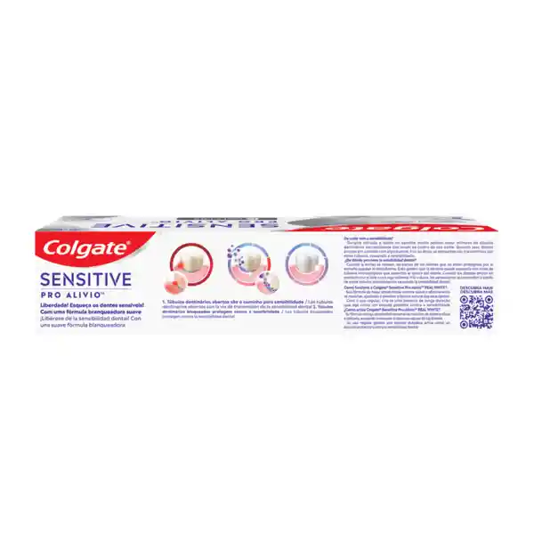 Colgate Crema Dental Sensitive Proalivio Real White 38 mL