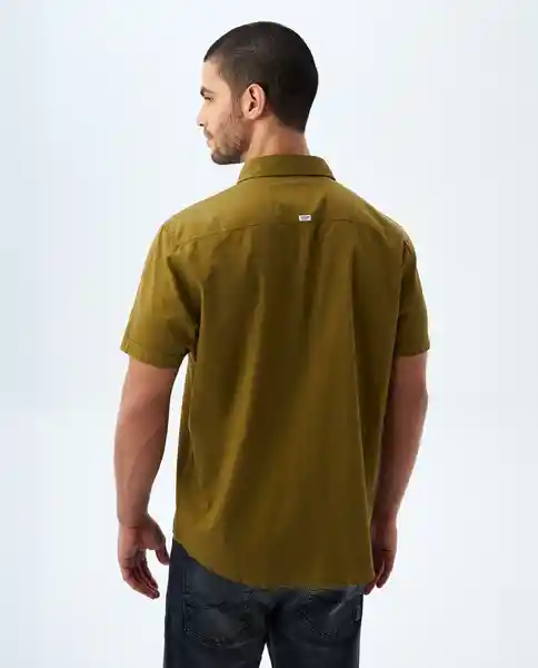 Camisa Hombre Verde Talla L 819f005 Americanino