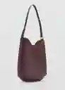 Bolso G Romeo Burdeos Talla 99 Mujer Mango