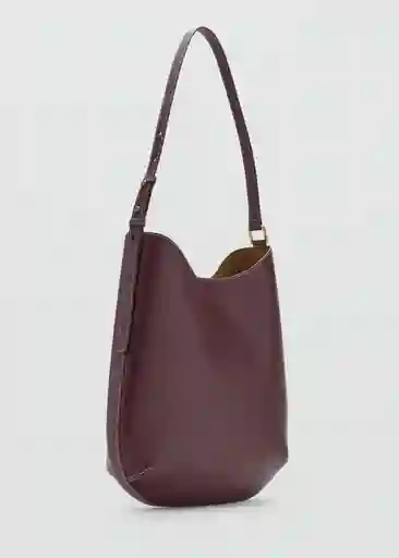 Bolso G Romeo Burdeos Talla 99 Mujer Mango