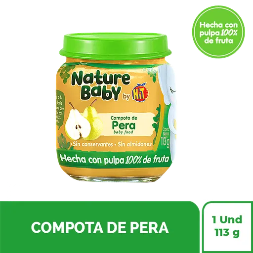 Nature Baby Hit Compotasabor A Pera