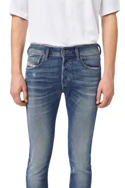 Diesel Jean Sleenker-X Para Hombre Azul Medio Talla 32