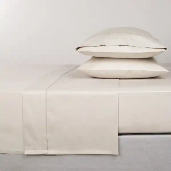 Set Sábanas 240 Hilos Sencillo Gris Diseño 0007 Casaideas