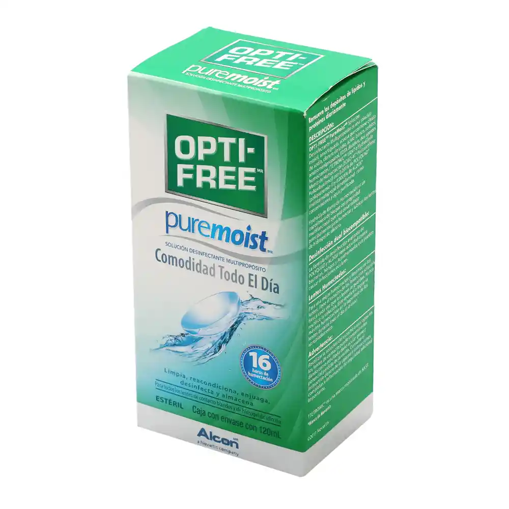 Opti-Free Puremoist Solución Desinfectante Multipropósito