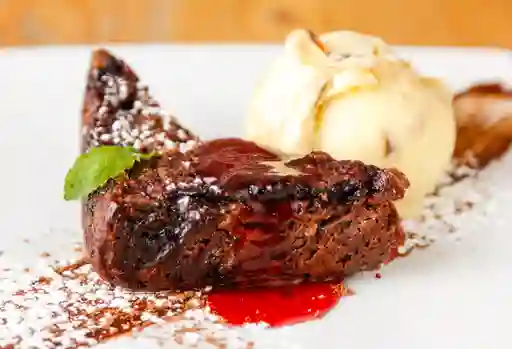 Brownie Mora con Gelato