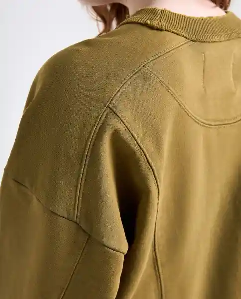 Buzo Mujer Verde Talla S 689G001_VER180627 Americanino
