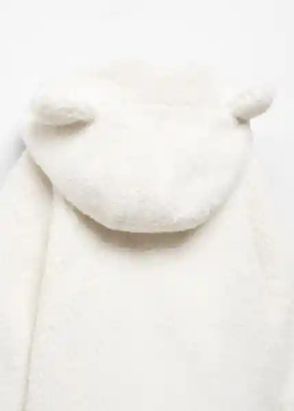Abrigo Bear5 Off White Talla 71 Niña Mango