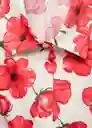Camisa Pola Off White Talla S Mujer Mango