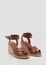 Zapatos Pati Cuero Talla 40 Mujer Mango