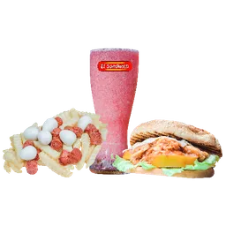 Combo 5 - Burger de Pollo + Salchipapas