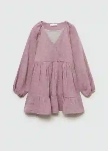 Vestido Susana Morado Talla 10 Niñas Mango