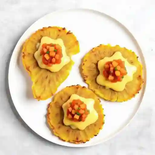 Patacones Con Queso Y Hogao