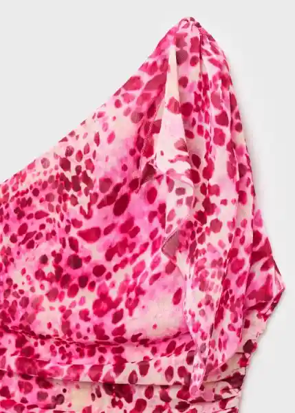 Top Corinne Fucsia Talla M Mujer Mango