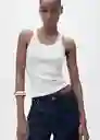 Top Ririn Crudo Talla XL Mujer Mango