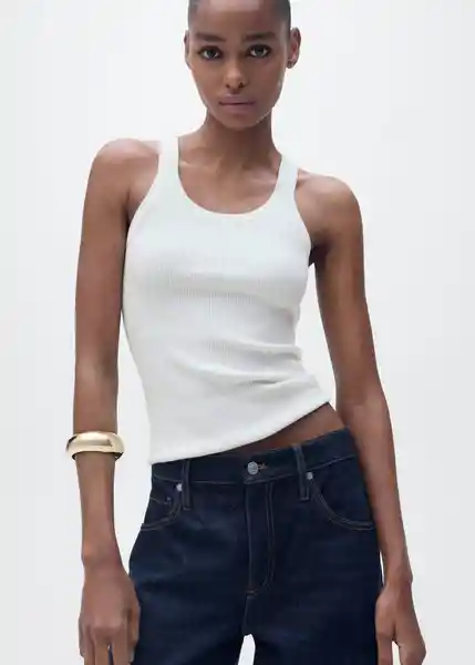 Top Ririn Crudo Talla XL Mujer Mango