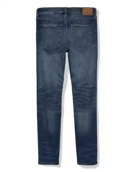 American Eagle Jean Recto Rotos Noche Cobalto Talla 31 x 30