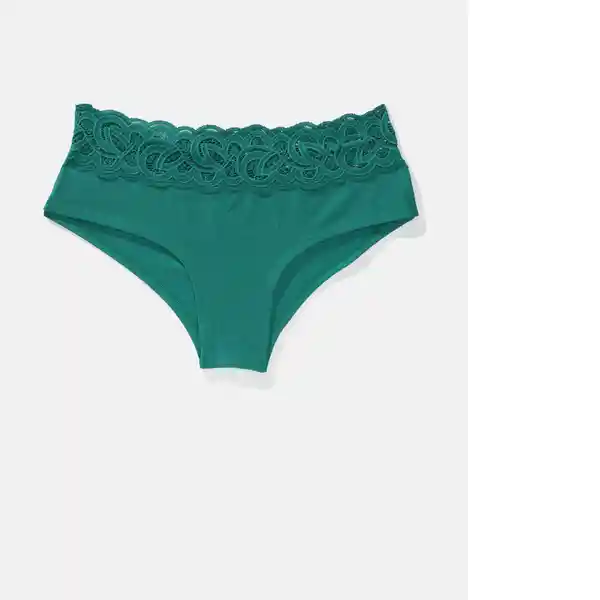 Panti Flores Verde Aerie Talla Medium American Eagle