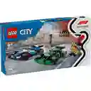 Set de Construcción Parrilla de F1 Con Coches de Carreras Lego
